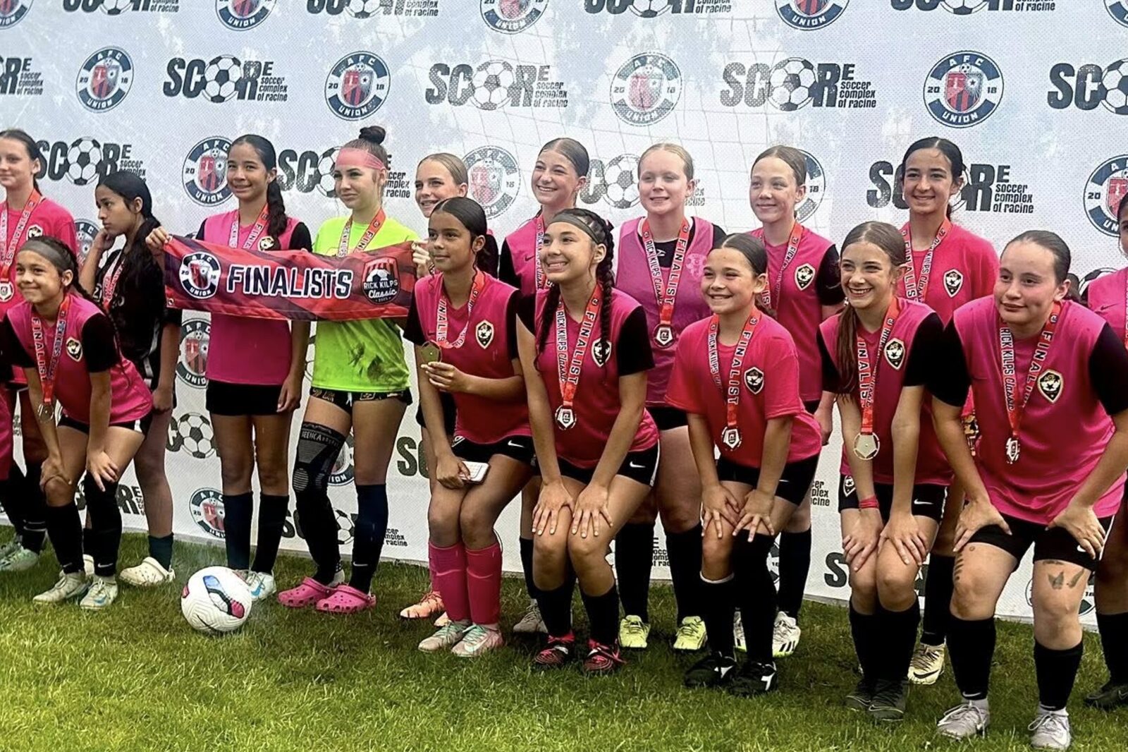 ACE U13/14 ladies finalists